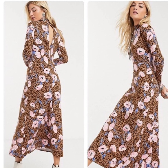 Free People Retro Romance Midi Dress - Picture 6 of 7